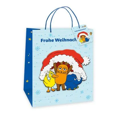 Produktbild von Trötsch Die Maus 3D-Geschenktasche Weihnachten groß