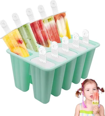 Set aus 10 Silikon-Eisformen für, Hauptbild