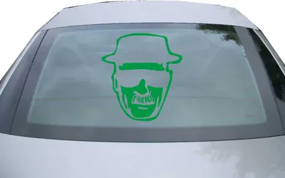 Produktbild von Indigos UG - Aufkleber Heckscheibe & Motorklappe DE2054 - grün - 600x549 mm - Methylamphetami - Auto Scheiben Fenster Heckklappe Tuning Racing JDM - Die cut