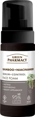 Image de GREEN PHARMACY Mousse nettoyante pour le visage au bambou + niacinamide 150 ml