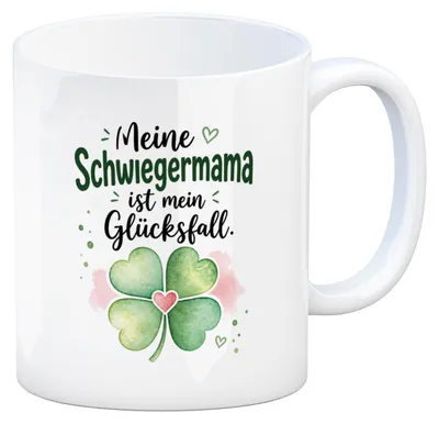 Produktbild von Kaffeebecher Schwiegermama - Kaffeetasse mit liebevollem Spruch Mit Spruch:
