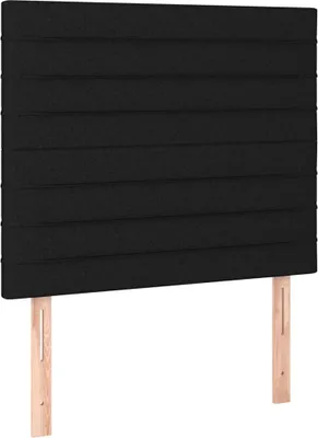 Obrázok produktu pre vidaXL Čelo postele čierne 80x5x118/128 cm látka