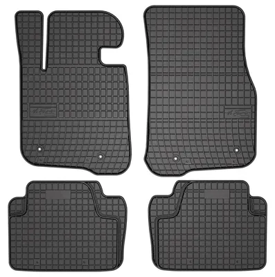 Produktbild von Gummi-Fußmatten für BMW 4 F36 2014-2021 (Coupé) – 4-tlg, Schwarz, passgenau – Wielganizator SolidPRO