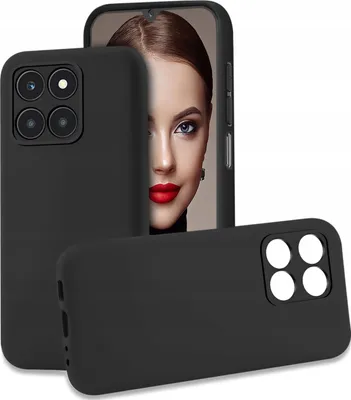 Image de Étui pour Honor X6A, coque en silicone mat + film de protection en verre trempé 9H