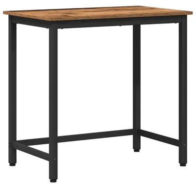 Image de Bureau réglable en hauteur, en acier et en bois