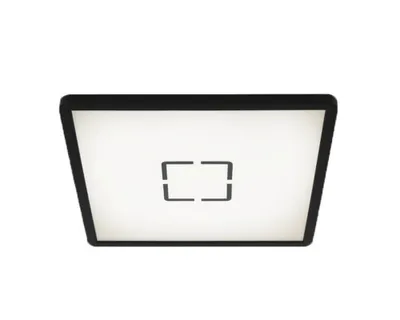 Produktbild von Briloner Slim LED Panel Free schwarz 19 x 19 cm mit Backight-Effekt