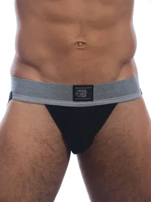 Produktbild von GB2 Classic Jock Jockstrap Grey/Black