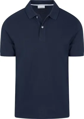 Productafbeelding van Pique Poloshirt - Effen Blauw - Maat Modern Fit