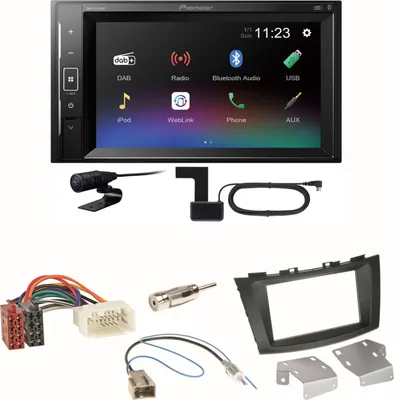 Produktbild von Pioneer DMH-A240DAB DAB+ Bluetooth Einbauset für Suzuki Swift Sport FZ NZ