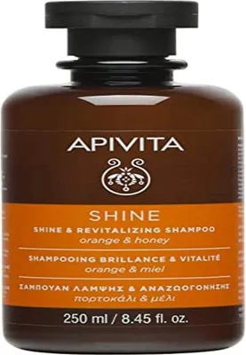 Produktbild von Apivita Shine Shine & Revitalizing Shampoo Pflegeshampoo für Feinheit und Glanz des Haars 250 ml