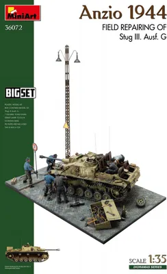 Produktbild von MINIART MA36072 Anzio 1944. Field Repairing of Stug III. Ausf. G.