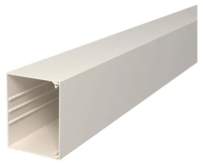 Produktbild von OBO Bettermann Vertr Wand+Deckenkanal m.Obert. 100x130mm,PVC WDK100130CW 2 Stk