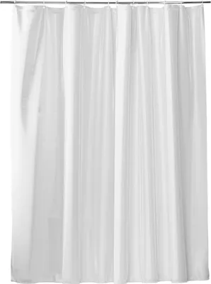 Immagine prodotto di Tenda da doccia VALNEO con effetto antimuffa, bianca, 180 x 200 cm, incl. anelli di fissaggio