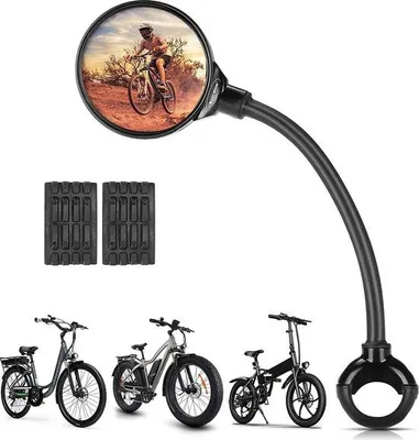 Obrázok produktu pre Zrkadlá na bicykel – zrkadlá na bicykel na riadidlá – kvalitné zrkadlá na bicykel