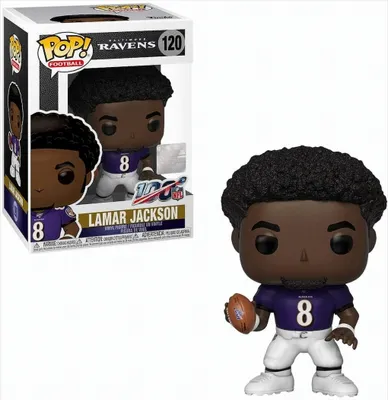 Produktbild von NFL Ravens - Lamar Jackson 120 - Funko Pop! - Vinyl Figur