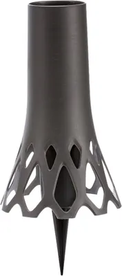 Image de ROSETA vase de cimetière avec odeur anthracite d9x30cm