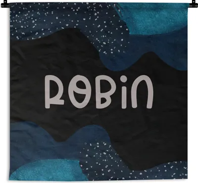 Produktbild von MuchoWow® Wandteppich Wandbehang Robin - Pastell - Mädchen 150x150 cm Tapisserie Dekoration Wandtuch - Wohnaccessoires - Modernes