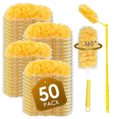 Produktbild von Staubtuch-Nachfüllpackungen 50 Stück mit 2 Griffen