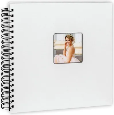 Immagine prodotto di Album a spirale ZEP, colore bianco, formato 25x25 cm, con 50 pagine nere