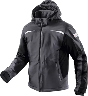 Produktbild von KÜBLER Winter Softshell Jacke anthrazit/schwarz L