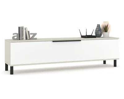 Produktbild von Fernsehschrank TV-Lowboard SIMPLY STEHEND Cashmere/Weiß Matt 140cm