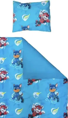 Produktbild von Unyqoos® Paw Patrol Kinder-Bettwäsche 140 x 200 cm – Bettbezug & Kissenbezug 60 x 70 cm, 100% Polyester-Mikrofaser, waschbar 30°C