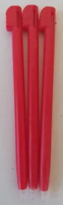 Produktbild von Ersatzstifte für Nintendo DS Lite NEU Touch Pen NDSL Stylus Drittanbieter Eingabestifte 3x Rot