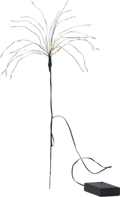 Produktbild von Star Trading Indoor LED-Lichterbouquet Firework Schwarz, Batterie Wamweiß