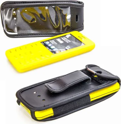 Obrázek produktu pro Ledertasche mit Gürtelclip für Nokia 206