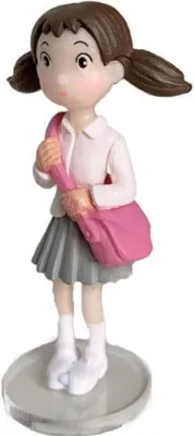 Produktbild von Habarri | Miniaturfigur - Figur für Miniaturhaus - Mädchen auf einem Ausflug - Spielfigur für Kinder ab 3 Jahren