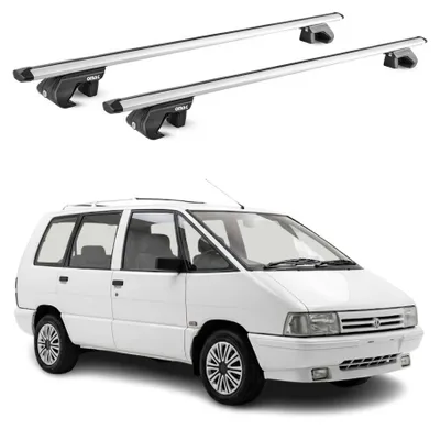 Produktbild von Dachträger Grundtäger für Renault Espace I 1984-1991 90kg Alu Silber 2x, KI-generiertes Bild