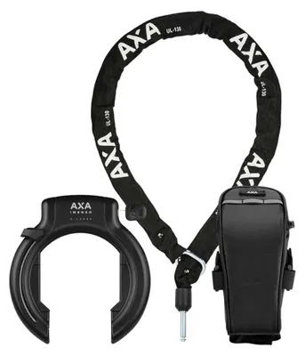 Produktbild von AXA Rahmenschloss Kit Imenso XL RETR/ULC 130 Schwarz XL - maximale Fahrradsic...
