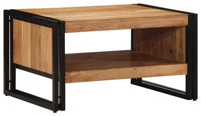 Image de vidaXL Table basse 70x50x38 cm en bois massif d'acacia