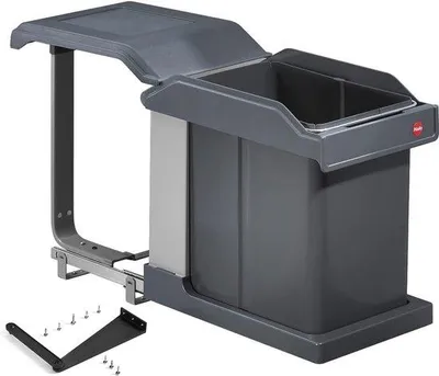 Obrázok produktu pre Kompaktný odpadkový kôš so šírkou 40 cm a otočným vekom