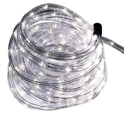 LED Lichterschlauch Innen und Außen Warmweiß 9 Meter 216 LED's
