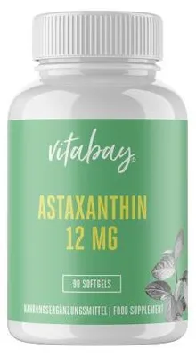 Produktbild von Astaxanthin 12 mg Softgel-Kapseln Mikroalge vegan 90 St