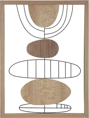 Image de Mauro Ferretti MDF panneau mural Astroy 60x2x80 naturel
