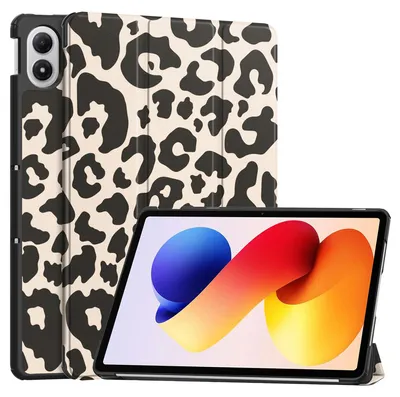 Produktbild von imoshion Design Trifold Klaphülle Xiaomi Redmi Pad 2 Pro - Leopard