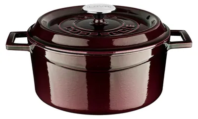 Produktbild von LAVA Gusseisentopf mit Deckel, emailliert, Ø 24 cm, 4,49 Liter