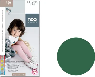 Produktbild von Mikrofaserstrumpfhose für Kleinkinder 120 den 116-122 Eden green