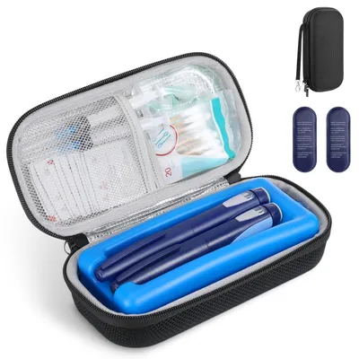 Produktbild von Robuste, isolierte Transportbox für Insulingedämpfe, ideal für Reisen, mit Kühlfunktion