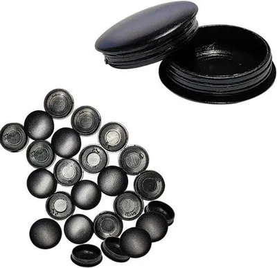 Imagen del producto de 25 tornillos para muebles y armarios, color , diámetro de 16 mm, de plástico, fáciles de usar.