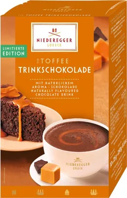 Produktbild von Niederegger Toffee Trinkschokolade 10x25g