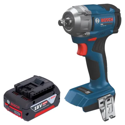 Immagine prodotto di Avvitatore a impatto a batteria Bosch GDS 18V-350 Professional 18 V 350 Nm 1/2" brushless + 1 batteria da 4,0 Ah - senza caricabatterie