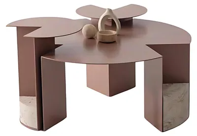 Immagine prodotto di Tavolino moderno - tavolino da divano con ripiano per il soggiorno e la decorazione