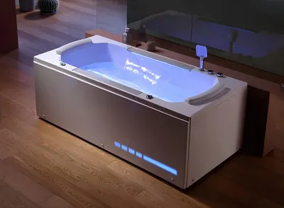 Produktbild von Massagebad Whirlpool Whirlwanne Hot Tub Blubberbad Hydromassagewanne 190x90 cm
