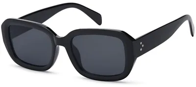 Image de styleBREAKER Lunettes de soleil rétro pour femmes, monture large en plastique et verres rectangulaires en polycarbonate 09020143