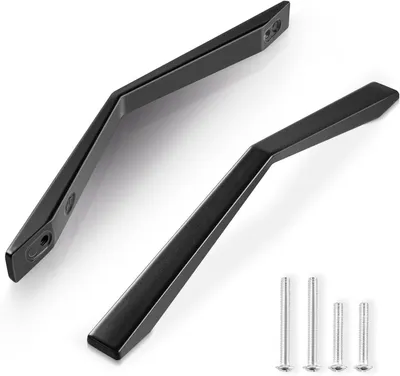 Produktbild von 10 Stück Küchentürgriffe, 128 mm schwarze Möbelgriffe, Möbelgriffe aus Aluminiumlegierung
