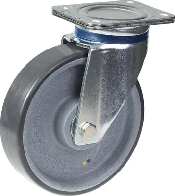 Immagine prodotto di ruota girevole da 160 mm con poliuretano termoplastico grigio a conduzione elettrica