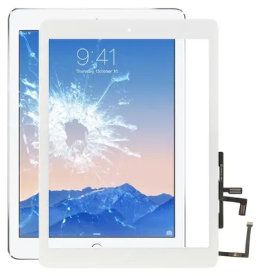 Immagine prodotto di Per il nuovo Apple iPad 9.7 2017 Touch Glass Display Digitalizzatore con HB + Adesivo Bianco